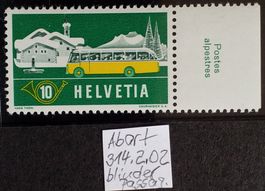 MA241) 314.2.02, Abart Blinder Passagier postfrisch