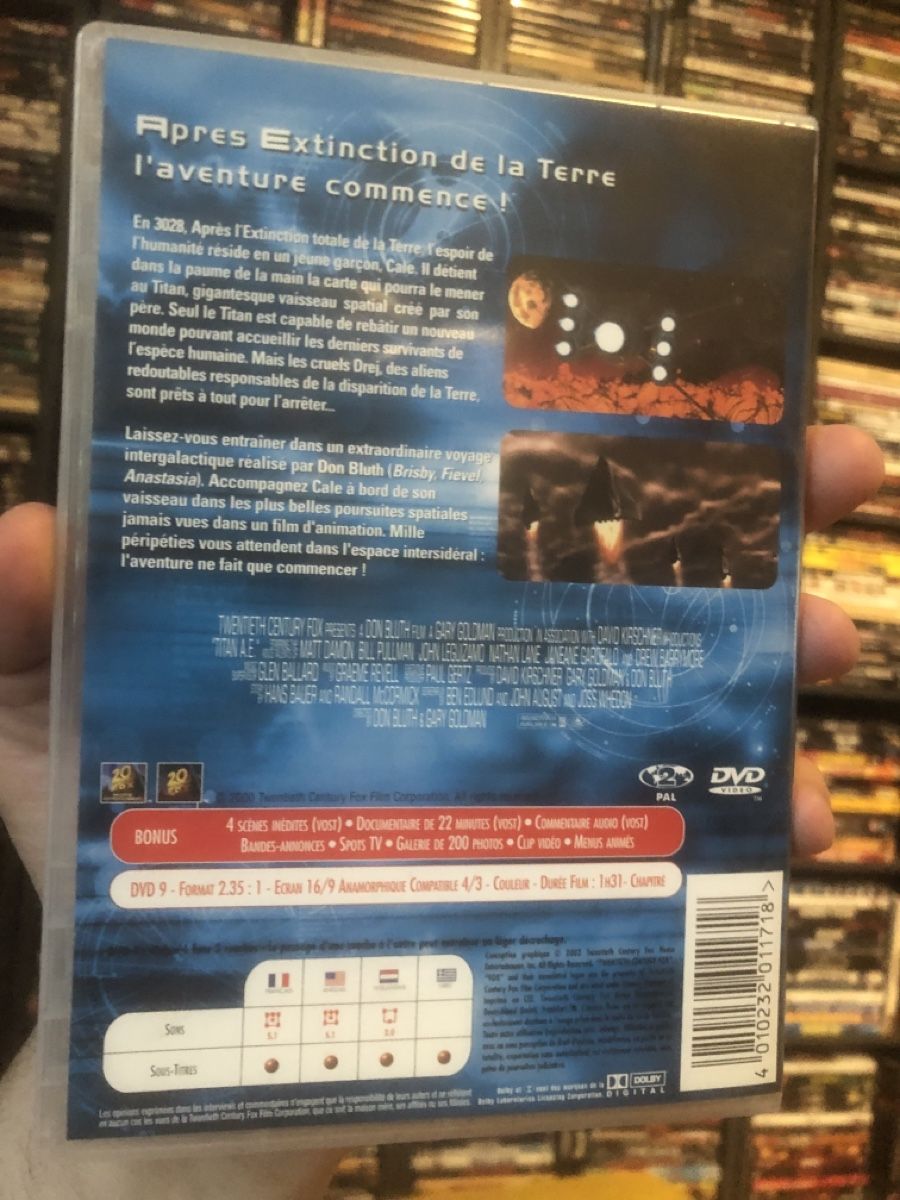 Tutti i DVDs: Titan A. E. - dvd – Usato da Lausanne venduto da fransadpop 1