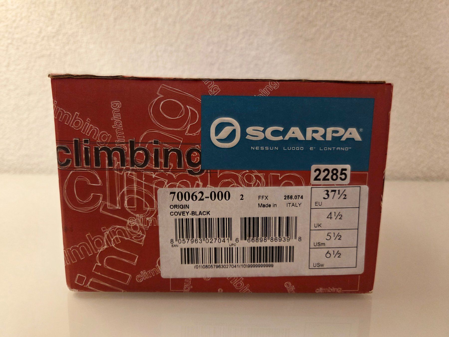 Scarpa Scarpe da uomo: Scarpa Herren Origin Kletterschuhe Gr. 37.5 – Nuovo e nell'imballaggio originale da Braunau venduto da Brand-Store 1