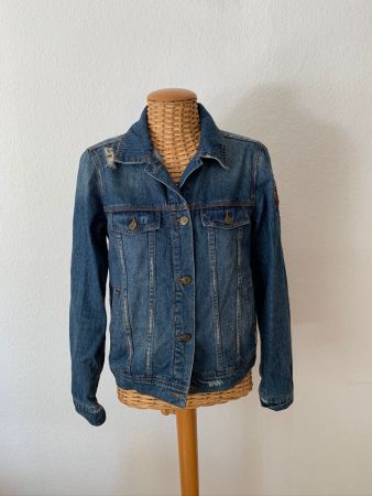 ELEMENT - Destroyed Jeansjacke blau S