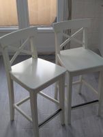 2X ROSENTORP Bar stool with backrest