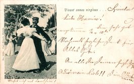 Belle Époque mit tanzendem Paar