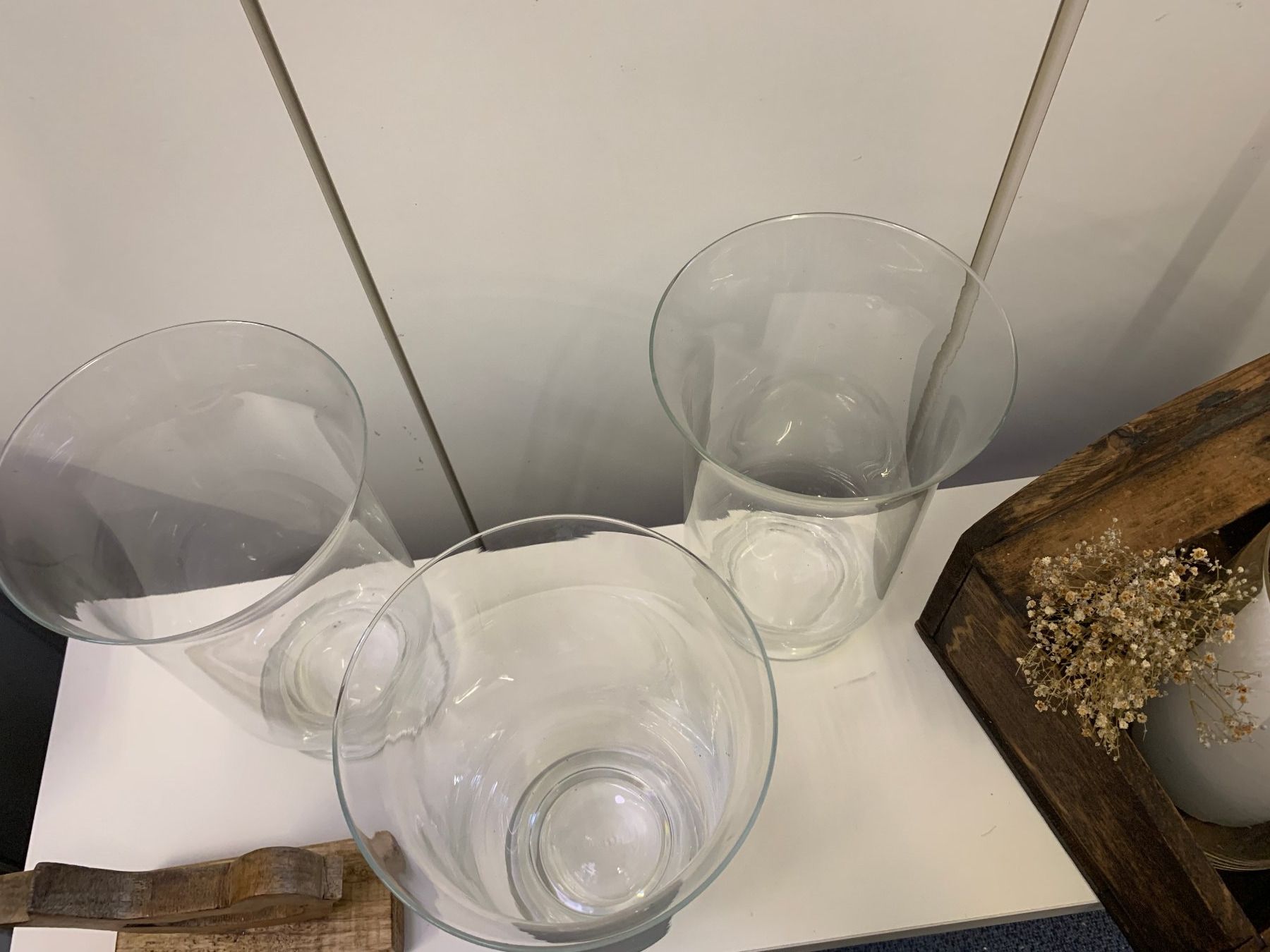 Vasi & Recipienti: grosses Windlicht-Glas Kerzenglas, Glas, Vase – Usato da St. Gallen venduto da Miousch 3