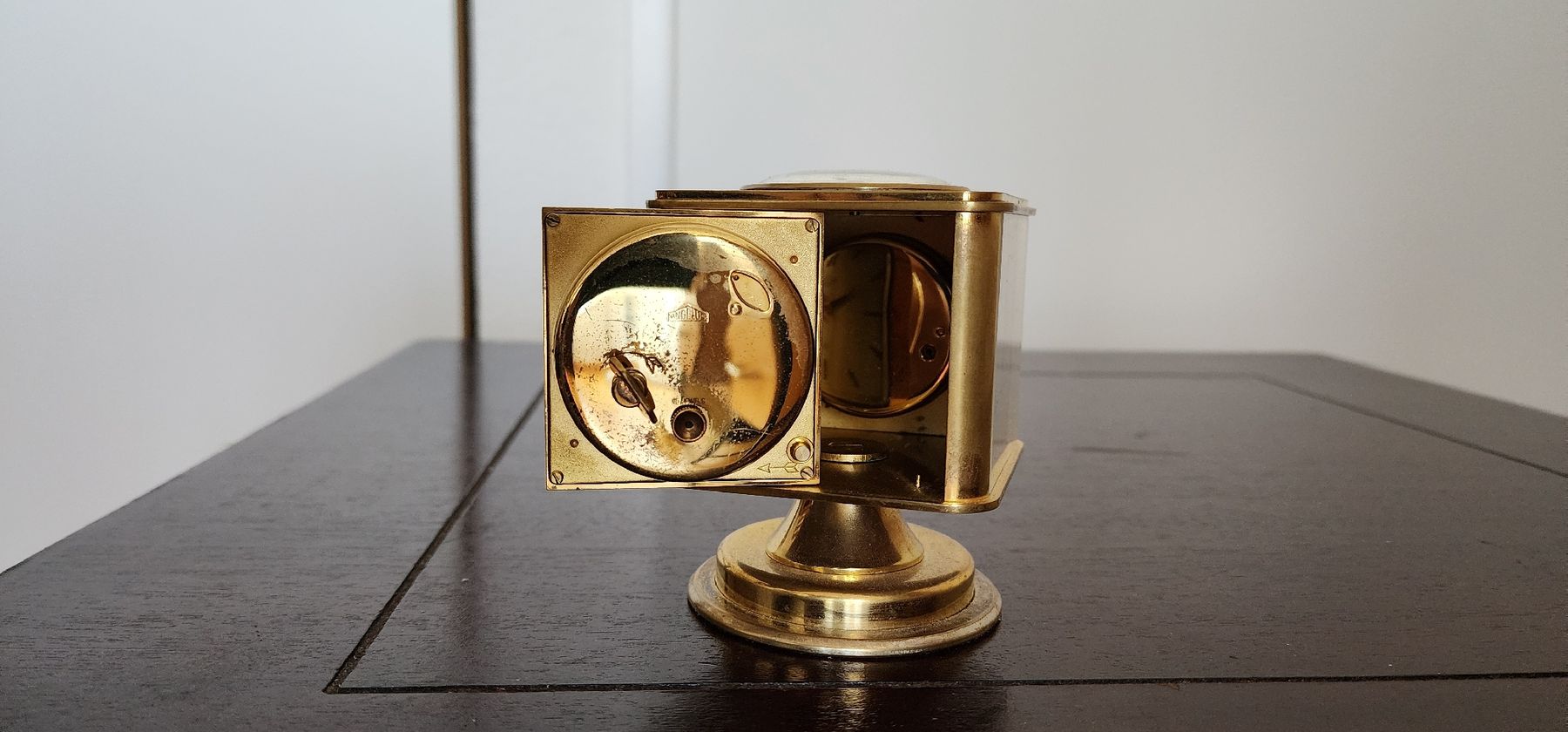Angelus Orologi da terra & Orologi da parete: Pendulette Angélus Météo Plaqué Or – Usato da Vevey venduto da var_5d8n 6