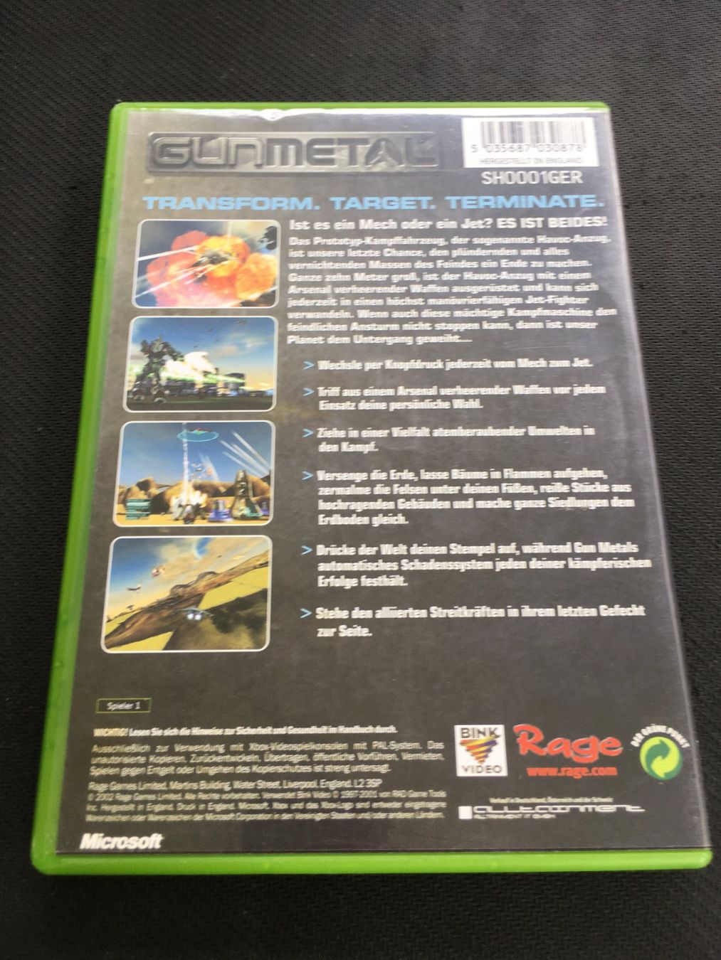 Microsoft Giochi: Gun Metal - Xbox Game – Usato da St.Gallen venduto da Punktchen01 1