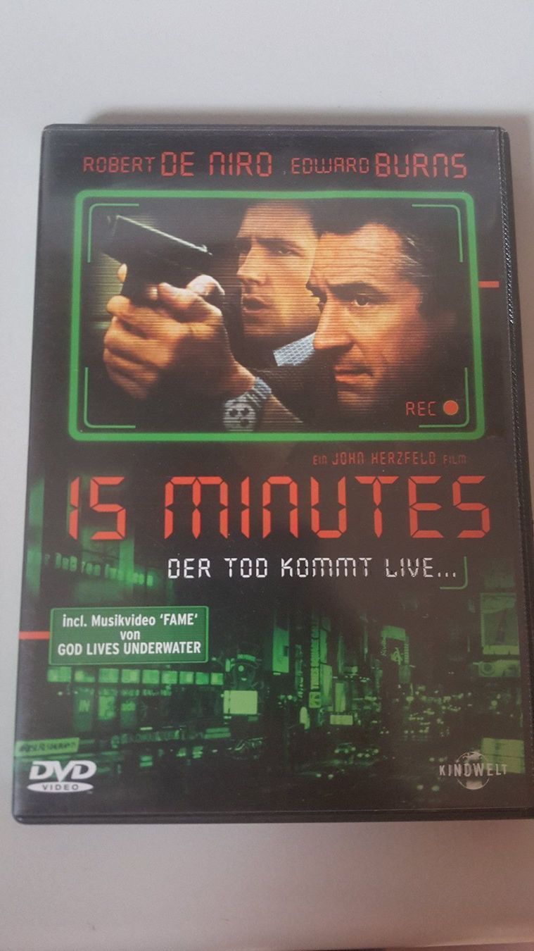 Tutti i DVDs: DVD 15 Minutes Robert de Niro – Usato da Dierikon venduto da sanpaplo
