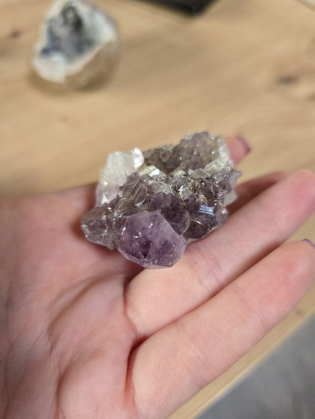 Pietre preziose: Wunderschöner Amethyst & Bergkristall – Nuovo (secondo la descrizione) da Ettingen venduto da schnaegli1987 2