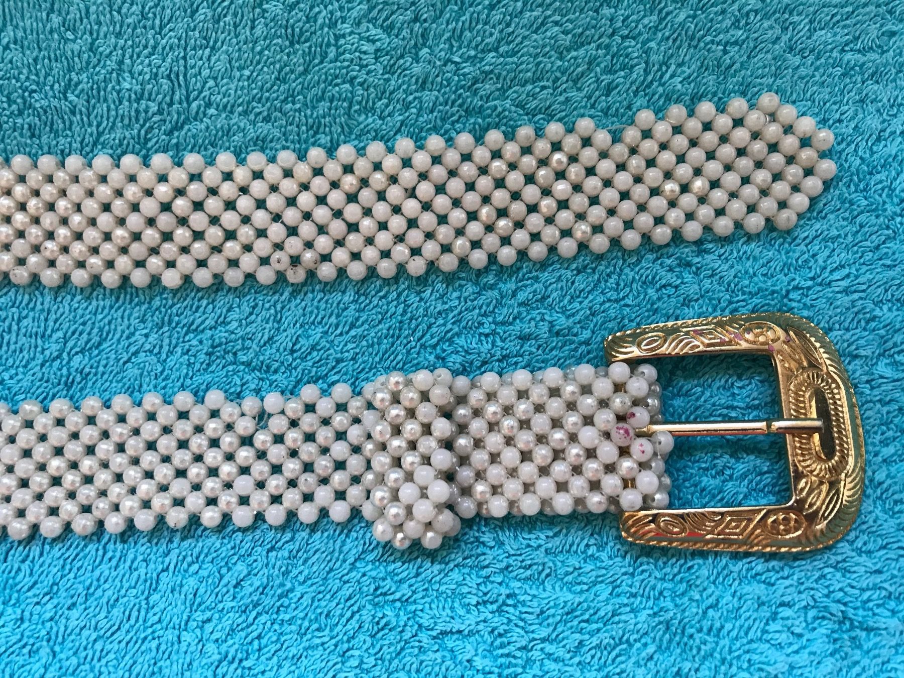 Cinture: Gürtel (Damen) - mit "Perlen"  vintage 80s – Usato da Lausanne venduto da opi_92cn 3