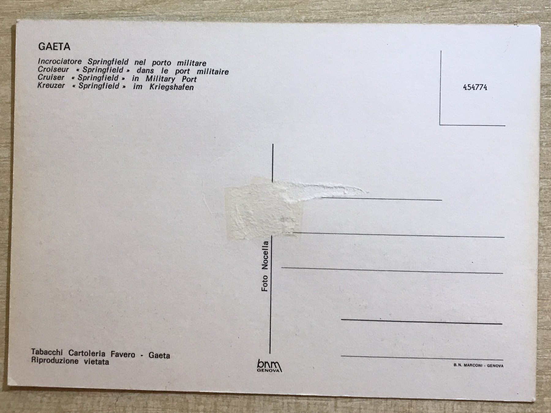Cartoline postali: KREUZER SPRINGFILED IM KRIEGSHAFEN – Usato da Ostermundigen venduto da Kari1937 1