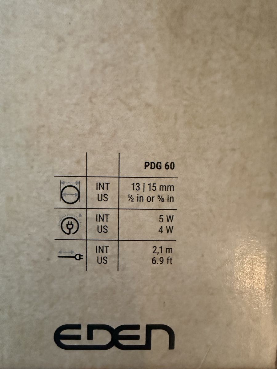 Pumpen & Teile: Eden CARING PDG 60 Mulmsauger neu – Neu und originalverpackt aus Mosnang von Gandhy 3
