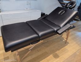 Profi Massageliege 3-Zonen mit Zubehör & Tasche