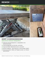 Kempf Scherenhebebühne / hydraulische Ladeplattform – Indust