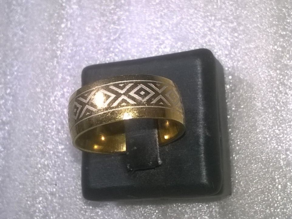 Anelli: ring edelsthal,,vergoldet und weiss farben – Nuovo (secondo la descrizione) da Basel venduto da bijoutrie_4