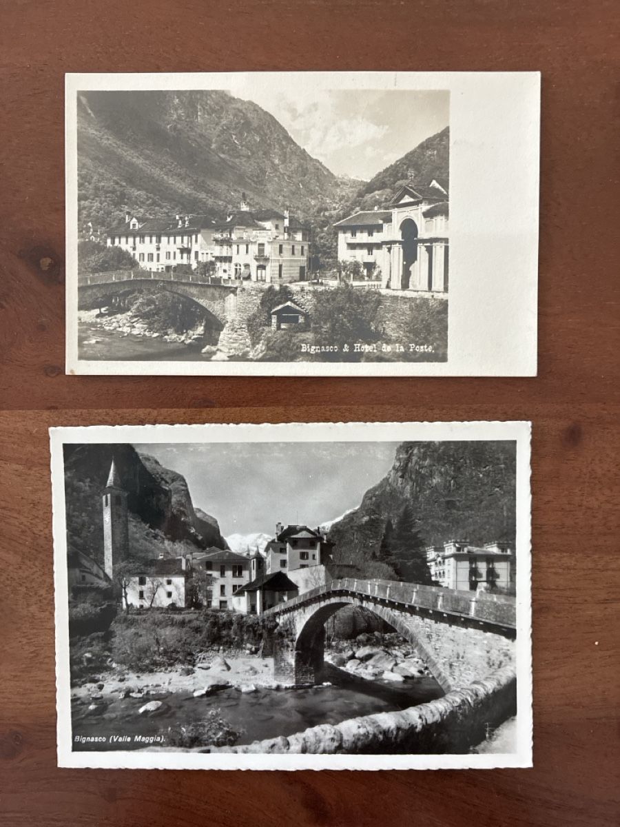 Cartes postales: 2 Ansichtskarten Schweiz von Bignasco TI – D'occasion à Oftringen par Cla.vD.74