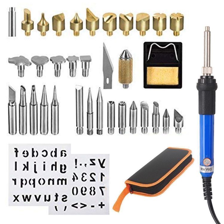 Digitaler Lötkolben 60W Mit Gewindeeinsätzen - Heat-Set Für 3D-Druck
