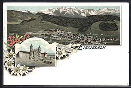 Litho Einsiedeln, Panorama, Couvent