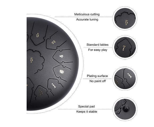 Musikinstrumente: 13 Noten Tongue Drum Schlaginstrument – Neu (gemäss Beschreibung) aus Thun von coverall 3