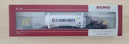 Bemo RhB Sb-v 7727 mit Container "Fischer", Sondermodell H0m
