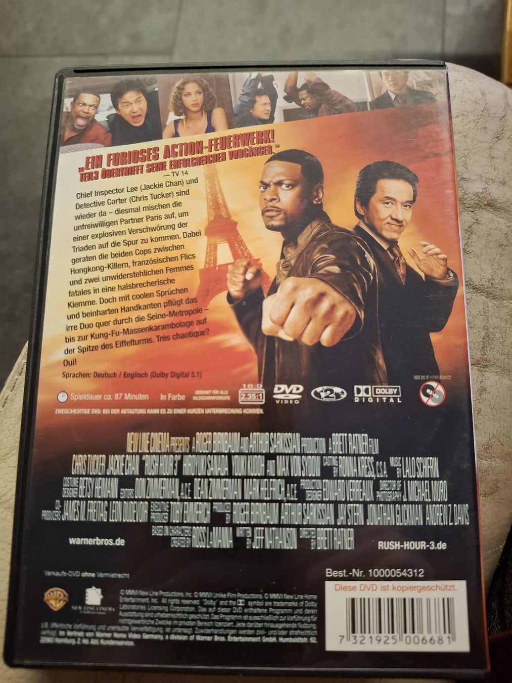 Tutti i DVDs: Rush Hour 3 DVD – Usato da Dinhard venduto da lor_p8fn 1