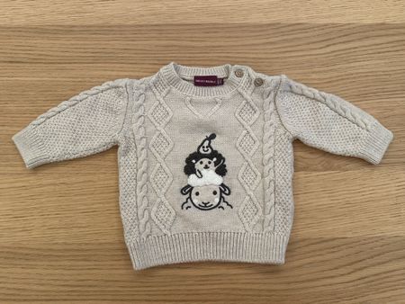 Kinder Pullover Sergeant Major creme farben 59cm