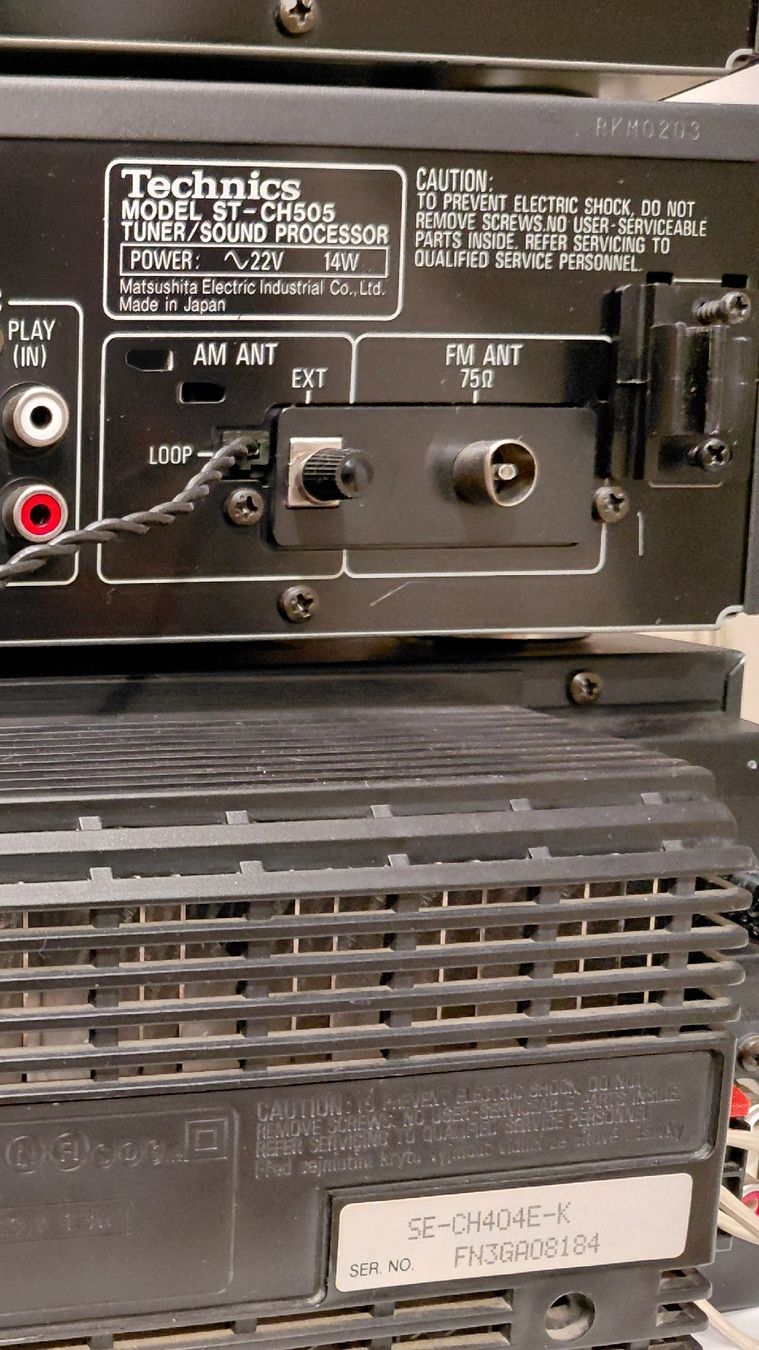 Technics Lettore multimediale & Streamer: TECHNICS HIFI ST-CH505 TOP RS-CH404, CD Player, Recorder – Usato da Rorschach venduto da jal_v72g 5