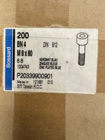 M8 x 80mm, Innensechskant-Schraube 199 Stk