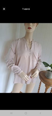MOS MOSH y2k Tunikabluse Bluse S 36 M 38 Tunika nude