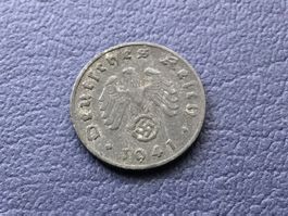 1 Reichspfennig Drittes Reich 1941 J