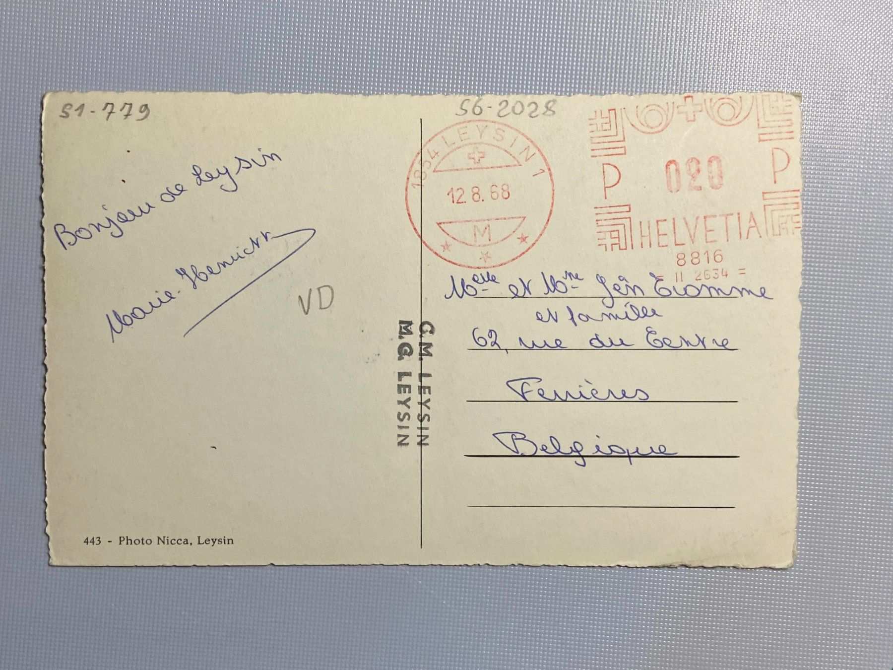 Cartes postales: Leysin et le Mont d'Or – D'occasion à Steg VS par danwer74 1