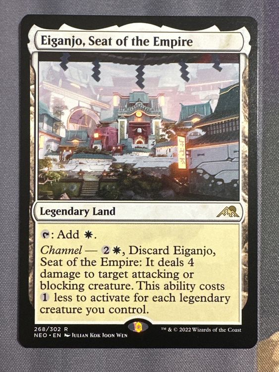 Eiganjo, Seat of the Empire [Kamigawa: Neon Dynasty Prerelease Promos] main image 0