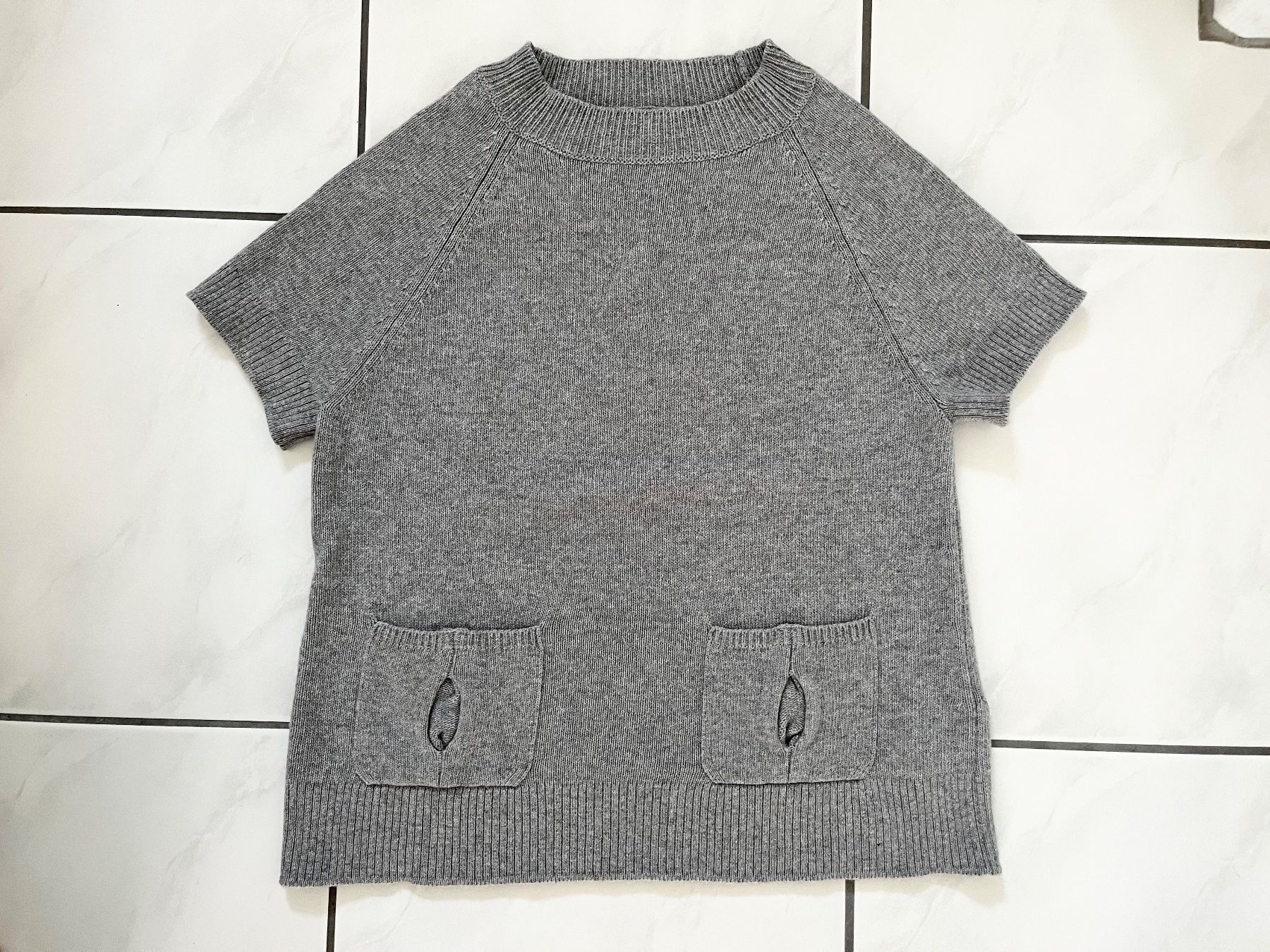 Dondup Pullover & Sweatshirts: Dondup: Pullunder, Pullover mit Kaschmir, kurzarm, S – Gebraucht aus Luzern von ellitussi