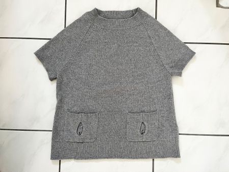 Dondup: Pullunder, Pullover mit Kaschmir, kurzarm, S