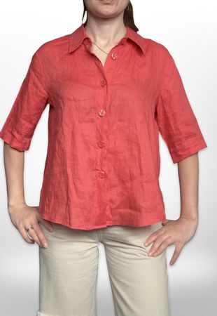 Leinenbluse Benetton • Chemise 100% lin T M