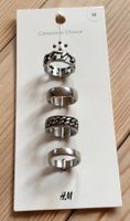 Ringe /Fingerringe H&M breit,silberfarben, Gr.M