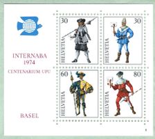15 Stück   Internaba 1974   nummeriert 1-15   postfrisch