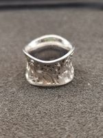 Vintage 925er Silber Unisex Ring 80er Top