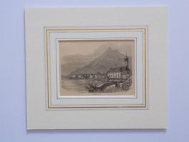 Gersau am Vierwaldstättersee Xylographie
