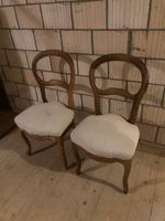 Stühle gepolstert Louis Philippe 2 Stück