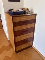 Kommode Massivholz gefärbt, handgefertigt
