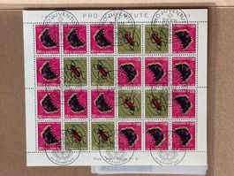 JOZ41, 9 ET Sonderstempel, Schmetterlings-Ei, Rarität
