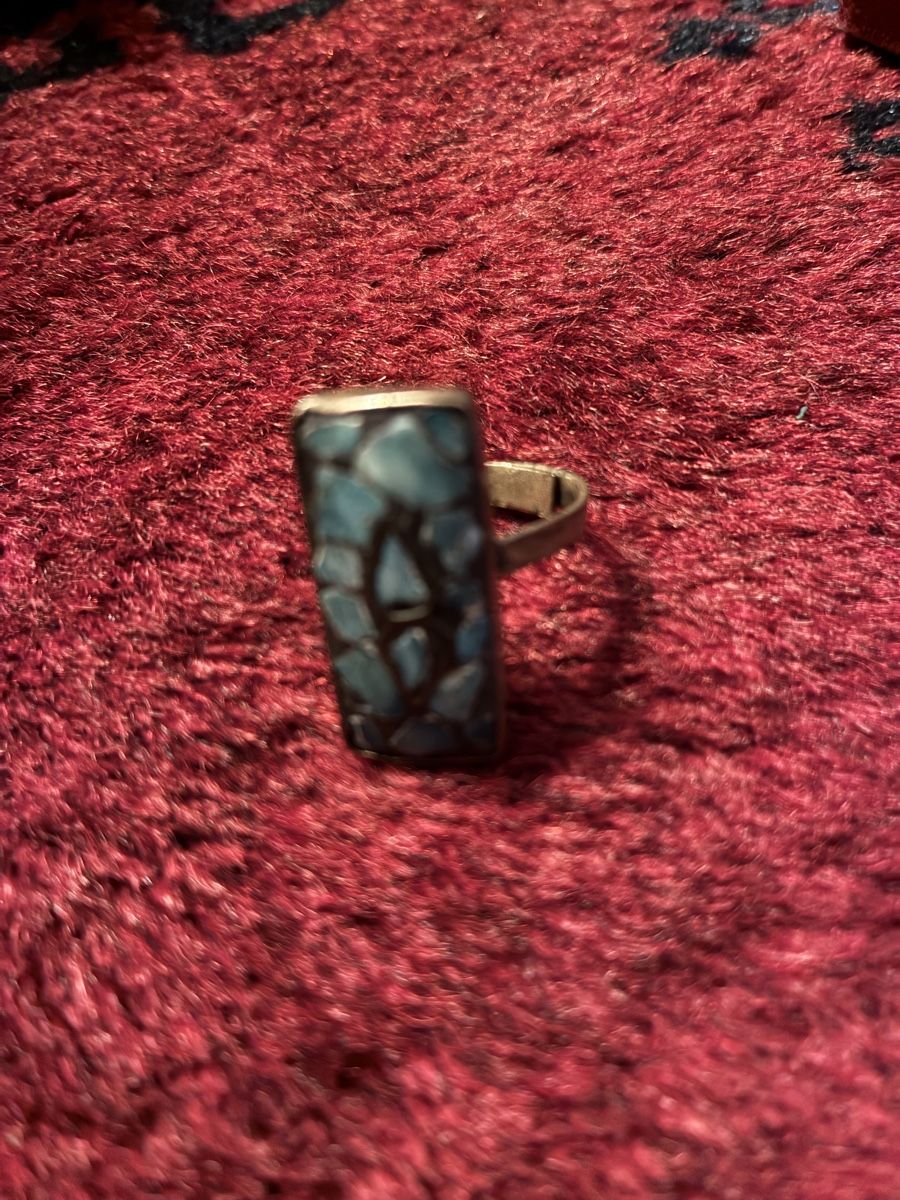 Ringe: Vintage Ring mit Türkis Steinen, – Gebraucht aus Urnäsch von schneewittli. 5