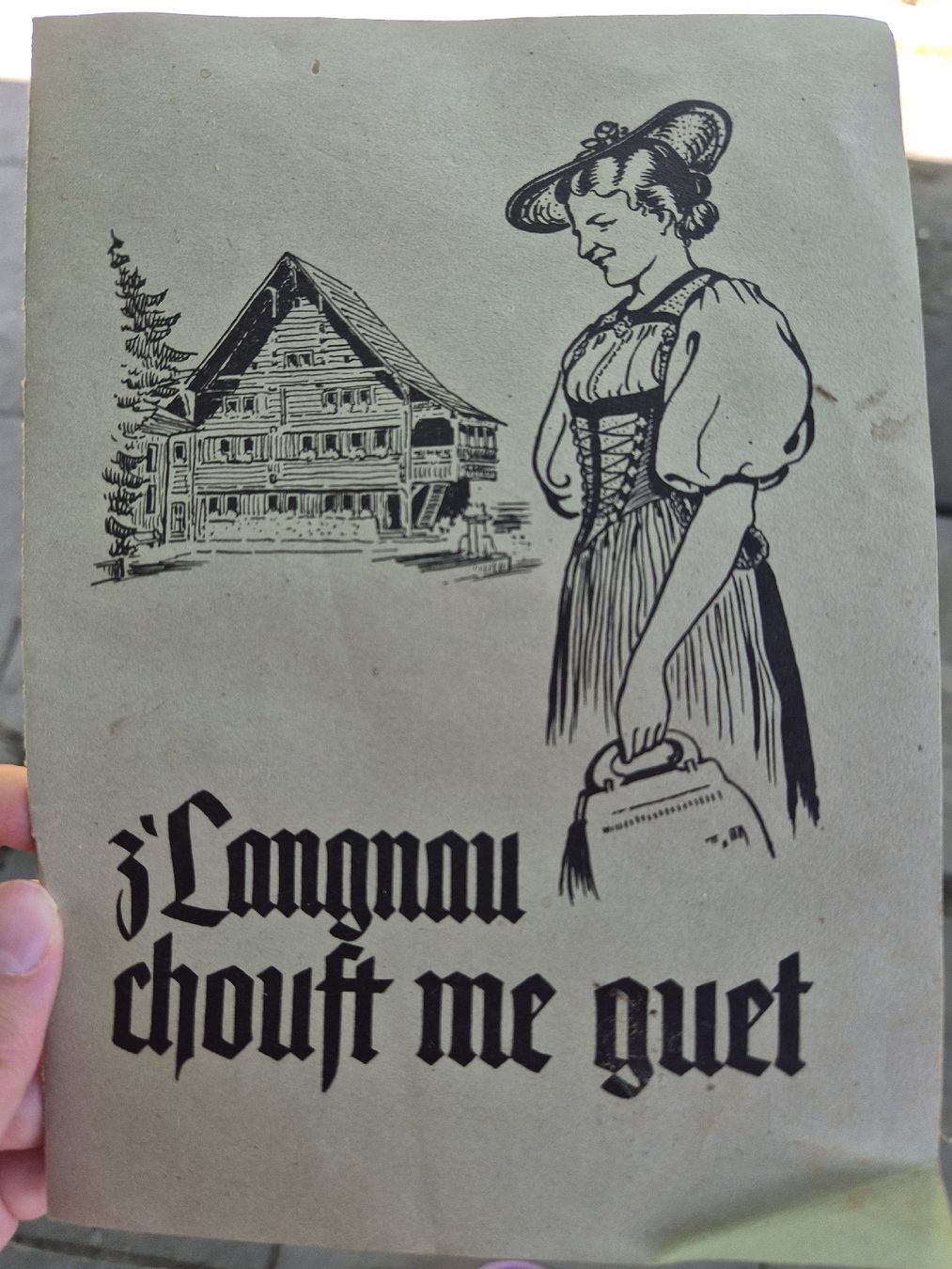 Livres: Z'Langnou chouftme guet – D'occasion à Obergoldbach par _M_H_O_