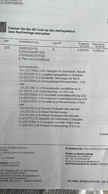 Armoires: Kleiderschrank – Neuf avec emballage d'origine à Siebnen par dia_672h 2