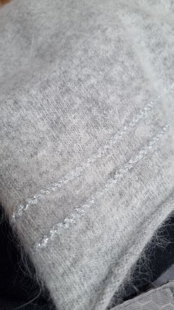 Echarpe gris nuage
