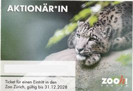1 Eintritt für den Zoo Zürich