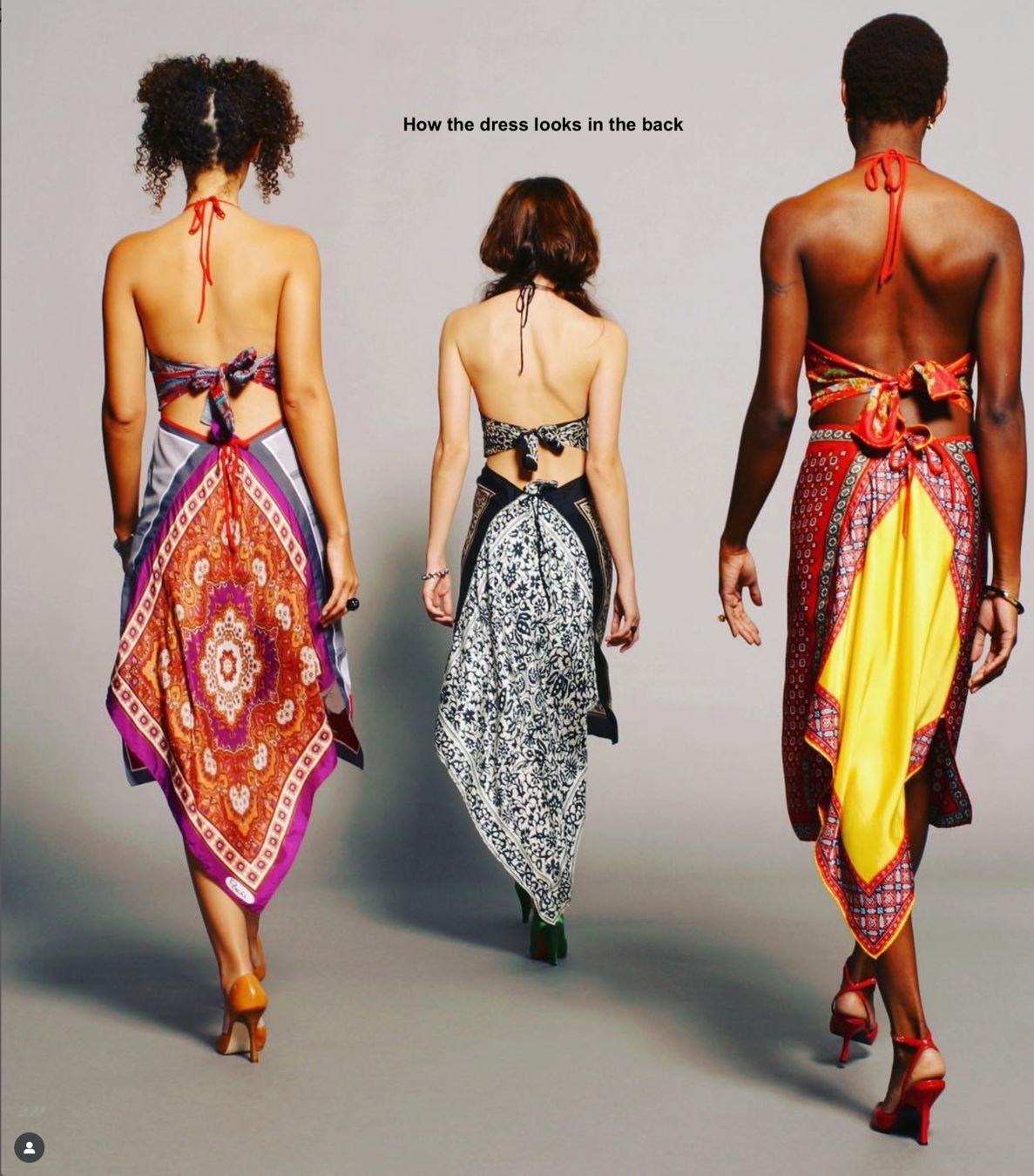 Vestiti: Vivian "summer" Silk Scarf Dress – Usato da Rüschlikon venduto da Brixen07 1
