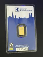 Goldbarren 1g Kantonal Bank