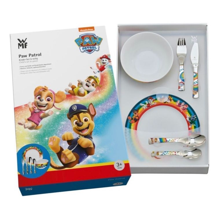 Baby Geschirr 5-teiliges Kinder-Essset Mit Eulen-Design - Teller, Schüssel, Tasse, Besteck BPA-frei Kinder Essgeschirr