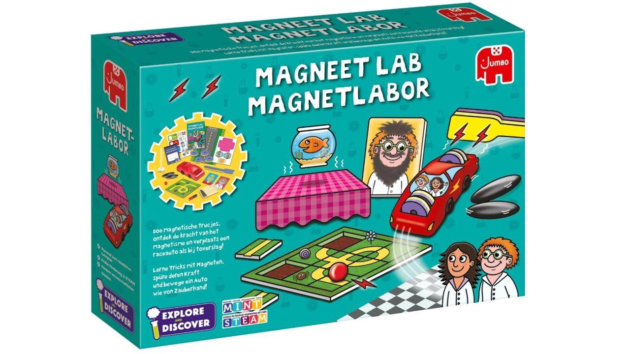 Jumbo Giochi: Jumbo Spiele: Magnetlabor – Nuovo e nell'imballaggio originale da Winterthur venduto da mathis-spielsteine