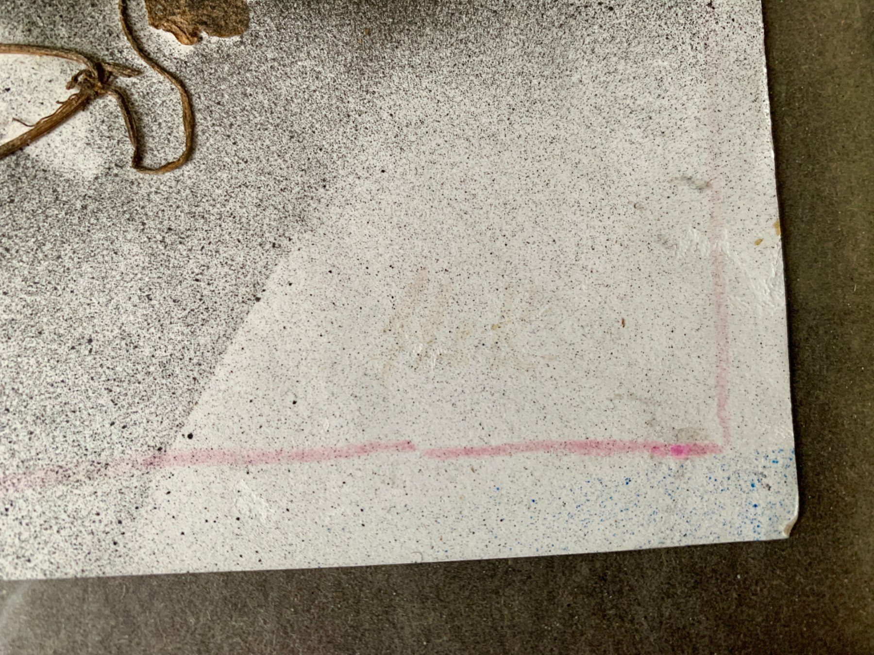 Dipinti: Hans Krüsi, Spraybild mit Blattcollage – Usato da Regensdorf venduto da JoergR 5